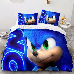 Unbranded (King-240x220cm, 9) Sonic Kids Single Double Bed Linen 3D Duvet Cover Set Unbranded (King-240x220cm, 9) Sonic Kids Single Double Bed Linen 3D Duvet Cover Set