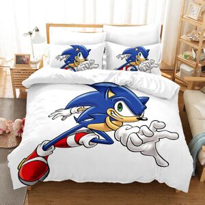 Unbranded (Single-135x200cm, 23) Sonic Kids Single Double Bed Linen 3D Duvet Cover Set Unbranded (Single-135x200cm, 23) Sonic Kids Single Double Bed Linen 3D Duvet Cover Set