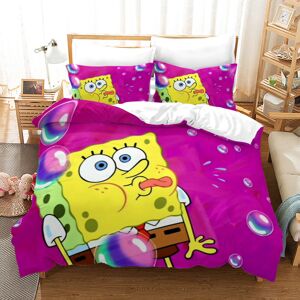Unbranded (King-240x220cm, 7) SpongeBob SquarePants Kids Single Double Bed Linen 3D Duvet Unbranded (King-240x220cm, 7) SpongeBob SquarePants Kids Single Double Bed Linen 3D Duvet