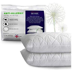 Adam Home Pillows 2 Pack Hotel Quality with Quilted Cover- Premium Filled Pillow Adam Home Pillows 2 Pack Hotel Quality with Quilted Cover- Premium Filled Pillow