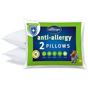 Silentnight Luxury Anti-Allergy Pillow Pack of Two â Anti Bacterial 2 Pack Pillo Silentnight Luxury Anti-Allergy Pillow Pack of Two â Anti Bacterial 2 Pack Pillo