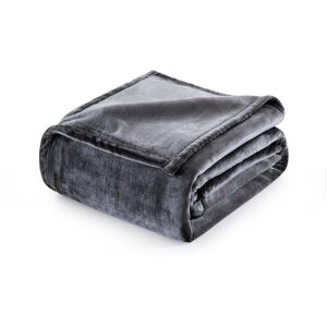 Yorkshire Bedding (Double, Grey) Faux Fur Fleece Blanket Sofa Throw Soft Warm Bed Mink Single Doub Yorkshire Bedding (Double, Grey) Faux Fur Fleece Blanket Sofa Throw Soft Warm Bed Mink Single Doub