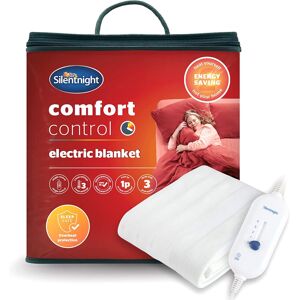 Silentnight Comfort Control Electric Blanket - Double, White Silentnight Comfort Control Electric Blanket - Double, White