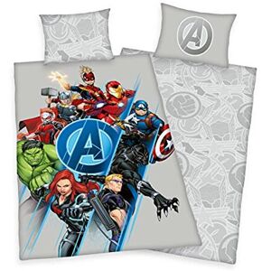 Marvel Avengers Break Thru Single Duvet Cover PolyCotton Reversible Grey Bedding Marvel Avengers Break Thru Single Duvet Cover PolyCotton Reversible Grey Bedding