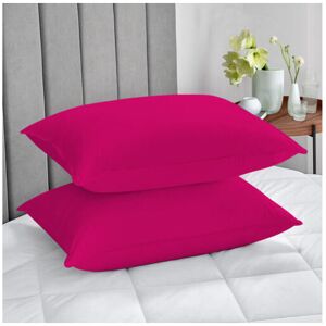 ASPIRE HOMEWARE (PINK) 2 X Pillowcase Luxury Housewife Poly Cotton Pillow Covers ASPIRE HOMEWARE (PINK) 2 X Pillowcase Luxury Housewife Poly Cotton Pillow Covers