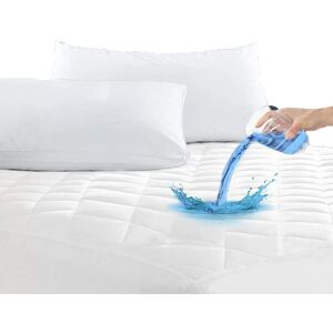 Bluemoon Bedding (Small Double ) Extra Deep Quilted Waterproof Mattress Protector Fitted Bed Cove Bluemoon Bedding (Small Double ) Extra Deep Quilted Waterproof Mattress Protector Fitted Bed Cove