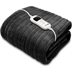Dreamcatcher Deluxe Electric Blanket - Black Heated Fleece Blanket Dreamcatcher Deluxe Electric Blanket - Black Heated Fleece Blanket