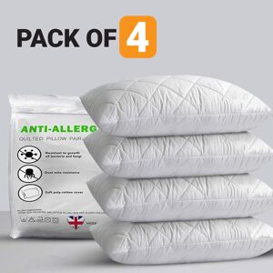 Moonlight Bedding Limited (Quilted Pillow, 2 Pairs (Pack of 4)) Quilted Pillows Soft Luxury Memory Foam Pi Moonlight Bedding Limited (Quilted Pillow, 2 Pairs (Pack of 4)) Quilted Pillows Soft Luxury Memory Foam Pi