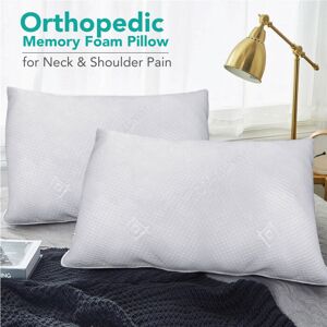 Moonlight Bedding Limited (Memory Foam Pillow, Pair: (Pack of 2)) Quilted Pillows Soft Luxury Memory Foam Moonlight Bedding Limited (Memory Foam Pillow, Pair: (Pack of 2)) Quilted Pillows Soft Luxury Memory Foam