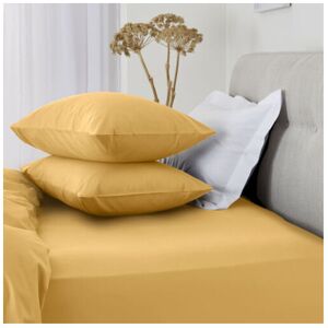 Imperial Rooms (Pillow Case Only, Mustard) Fitted Bed Sheets Poly Cotton Single Double King Imperial Rooms (Pillow Case Only, Mustard) Fitted Bed Sheets Poly Cotton Single Double King