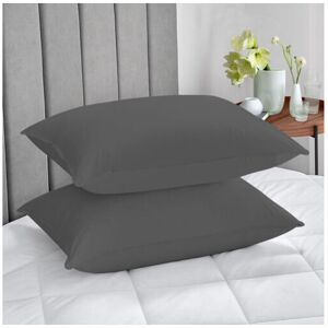 Imperial Rooms (Pillow Case Only, Charcoal) Fitted Bed Sheets Poly Cotton Single Double King Imperial Rooms (Pillow Case Only, Charcoal) Fitted Bed Sheets Poly Cotton Single Double King