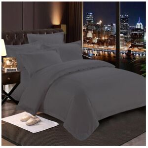 Imperial Rooms (Charcoal, Single) Plain Duvet Cover Single Double King Bed Set Quilt Imperial Rooms (Charcoal, Single) Plain Duvet Cover Single Double King Bed Set Quilt