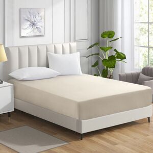 Yorkshire Bedding (Cream, Double) Extra Deep 40cm Fitted Bed Sheets Poly Cotton Single Double King Yorkshire Bedding (Cream, Double) Extra Deep 40cm Fitted Bed Sheets Poly Cotton Single Double King