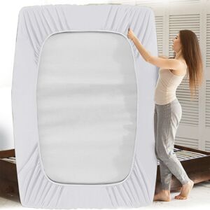 FeelGood Bedding LTD (King, White) Luxury Extra Deep 25cm Fitted Bed Sheet - Single, Double, Super Ki FeelGood Bedding LTD (King, White) Luxury Extra Deep 25cm Fitted Bed Sheet - Single, Double, Super Ki