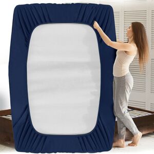 FeelGood Bedding LTD (Super King, Navy Blue) Luxury Extra Deep 25cm Fitted Bed Sheet - Single, Double FeelGood Bedding LTD (Super King, Navy Blue) Luxury Extra Deep 25cm Fitted Bed Sheet - Single, Double