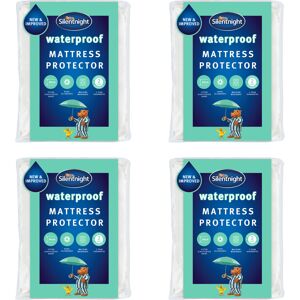(Single, 4 Pack) Silentnight Waterproof Mattress Protector - Bundles (Single, 4 Pack) Silentnight Waterproof Mattress Protector - Bundles