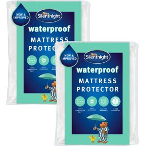(King, 2 Pack) Silentnight Waterproof Mattress Protector - Bundles (King, 2 Pack) Silentnight Waterproof Mattress Protector - Bundles