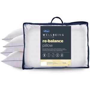Silentnight Wellbeing Rebalance Pillow - 4 Pack Silentnight Wellbeing Rebalance Pillow - 4 Pack