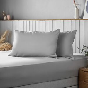Silentnight Supersoft H/W Pillowcase Pair - Dove Grey Silentnight Supersoft H/W Pillowcase Pair - Dove Grey