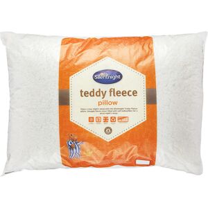 Silentnight Pillow Soft Teddy Fleece Fluffy Non Allergy Support Machine Washable Silentnight Pillow Soft Teddy Fleece Fluffy Non Allergy Support Machine Washable