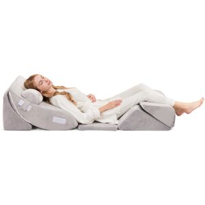 Costway 6pcs Bed Wedge Pillow Post Surgery Memory Foam Fill Pillow Set Costway 6pcs Bed Wedge Pillow Post Surgery Memory Foam Fill Pillow Set