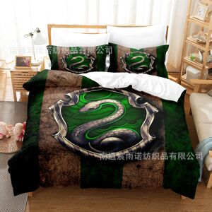 Unbranded (Double(200*200cm)) Harry Potter Print Slytherin 3 Piece Pillowcase Comforter Se Unbranded (Double(200*200cm)) Harry Potter Print Slytherin 3 Piece Pillowcase Comforter Se