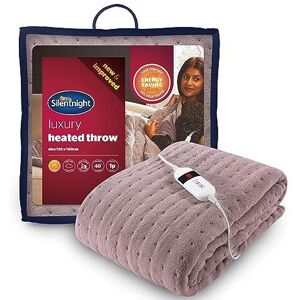 Silentnight Comfort Control Heated Throw - Fleece Heating Overblanket Electric H Silentnight Comfort Control Heated Throw - Fleece Heating Overblanket Electric H