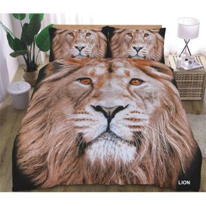 Luxe (3D Lion, King) 3D Animal Print Bedding Quilt Cover Duvet Set Luxe (3D Lion, King) 3D Animal Print Bedding Quilt Cover Duvet Set