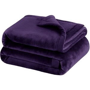 Oxford Homeware (Purple, King: 200 cm x 240 cm) 310 GSM Blanket Fleece Single Double King Super Oxford Homeware (Purple, King: 200 cm x 240 cm) 310 GSM Blanket Fleece Single Double King Super