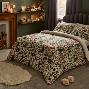 (Double) Silentnight Winter Wonderland Fleece Duvet Set (Double) Silentnight Winter Wonderland Fleece Duvet Set
