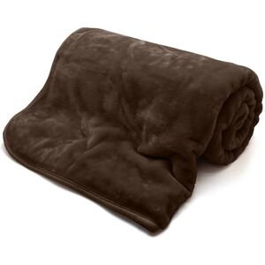 Bluemoon Bedding (Chocolate / Brown, King - 200 x 240 cm) Luxury Faux Fur Large Mink Fleece Throw Bluemoon Bedding (Chocolate / Brown, King - 200 x 240 cm) Luxury Faux Fur Large Mink Fleece Throw