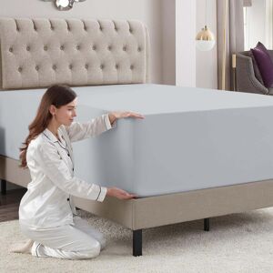 Moonlight Bedding Limited (Silver, Single(40CM): 91 x 190 CM) Extra Deep 25cm / 40cm Pocket Fitted Sheets- Moonlight Bedding Limited (Silver, Single(40CM): 91 x 190 CM) Extra Deep 25cm / 40cm Pocket Fitted Sheets-