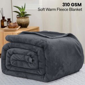 ASPIRE HOMEWARE (Super King, Grey Blanket) Fleece Blankets Throw Thick Warm Super Soft Bed Sofa ASPIRE HOMEWARE (Super King, Grey Blanket) Fleece Blankets Throw Thick Warm Super Soft Bed Sofa