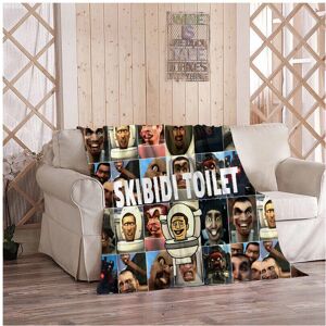 Unbranded (A, 150*200cm) Skibidi Toilet Flannel Blanket Sofa Soft Blanket Unbranded (A, 150*200cm) Skibidi Toilet Flannel Blanket Sofa Soft Blanket