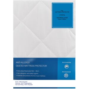 Gr8 Home (King Size) Anti Allergy Quilted Mattress Protector Topper Gr8 Home (King Size) Anti Allergy Quilted Mattress Protector Topper