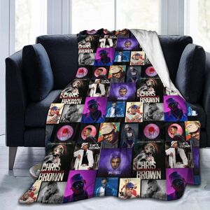 KEROTA (125CM X 100CM) Chris Brown Theme Winter Bed Blanket Fleece Ultra Soft Lightweig KEROTA (125CM X 100CM) Chris Brown Theme Winter Bed Blanket Fleece Ultra Soft Lightweig