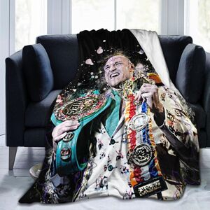 KEROTA (125CM X 100CM) Tyson Fury Flannel Fleece Throw Blanket Queen Size All Season Su KEROTA (125CM X 100CM) Tyson Fury Flannel Fleece Throw Blanket Queen Size All Season Su