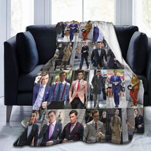 KEROTA (125CM X 100CM) Chuck bass College Throw Blanket Suitable Ultra Soft Weighted Be KEROTA (125CM X 100CM) Chuck bass College Throw Blanket Suitable Ultra Soft Weighted Be