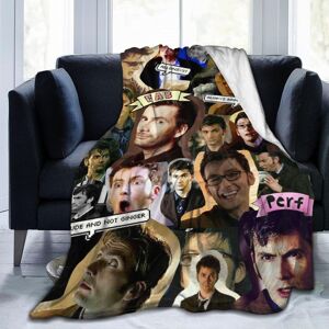 KEROTA (125CM X 100CM) Throw Blanket Cozy Lightweight Warm Ultra-Soft Micro Fleece Blan KEROTA (125CM X 100CM) Throw Blanket Cozy Lightweight Warm Ultra-Soft Micro Fleece Blan