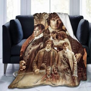 KEROTA (125CM X 150CM) Outlander Jamie Fraser Collage Blanket Soft Flannel Warm Fuzzy B KEROTA (125CM X 150CM) Outlander Jamie Fraser Collage Blanket Soft Flannel Warm Fuzzy B