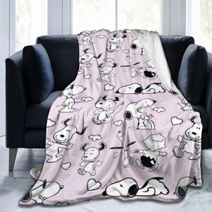 KEROTA (125CM X 150CM) Snoopy Flannel Throw Blankets Super Soft Flannel Fleece Blankets KEROTA (125CM X 150CM) Snoopy Flannel Throw Blankets Super Soft Flannel Fleece Blankets