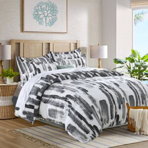 Oxford Homeware (Stripe Grey, Single) Reversible Duvet Quilt Cover Bedding Set With Pillow Cases Oxford Homeware (Stripe Grey, Single) Reversible Duvet Quilt Cover Bedding Set With Pillow Cases
