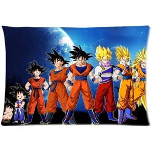 KEROTA Dragon Ball Z Anime Pillowcases 20x30 Inch Double-Sided Custom Cushion Cover KEROTA Dragon Ball Z Anime Pillowcases 20x30 Inch Double-Sided Custom Cushion Cover