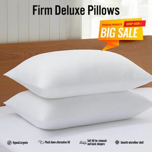 Imperial Rooms (Firm Deluxe Pillows) Pack of 2 Pillows Standard Pillow Stripe Bounce Back Imperial Rooms (Firm Deluxe Pillows) Pack of 2 Pillows Standard Pillow Stripe Bounce Back