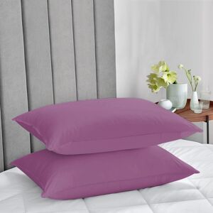 Moonlight Bedding Limited (Purple, 2 x Pillow Cases) Plain Duvet Quilt Cover Bedding Set & Pillowcases Pai Moonlight Bedding Limited (Purple, 2 x Pillow Cases) Plain Duvet Quilt Cover Bedding Set & Pillowcases Pai