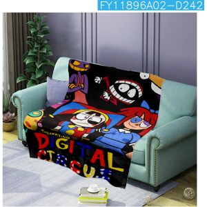 Unbranded (D, 150x200cm) The Amazing Digital Circus Flannel Blanket Unbranded (D, 150x200cm) The Amazing Digital Circus Flannel Blanket