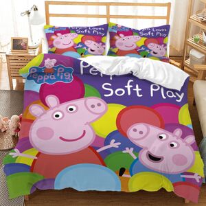 Unbranded (1, Double(200x200cm)) Peppa Pig UK Size Sheets Three Piece Four Piece Single an Unbranded (1, Double(200x200cm)) Peppa Pig UK Size Sheets Three Piece Four Piece Single an