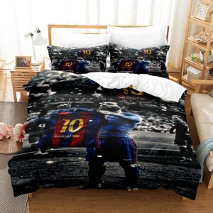 Unbranded (14, Double(200x200cm)) Messi football digital print 3d duvet cover sheet set th Unbranded (14, Double(200x200cm)) Messi football digital print 3d duvet cover sheet set th