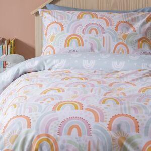 Habitat Pastel Rainbow Reversible Kids Bedding Set - Single Habitat Pastel Rainbow Reversible Kids Bedding Set - Single