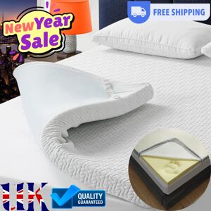 Bsspoke (Small Double, 4"-10 cm) Mattress Topper Orthopedic Memory Foam Bed Topper Bsspoke (Small Double, 4"-10 cm) Mattress Topper Orthopedic Memory Foam Bed Topper